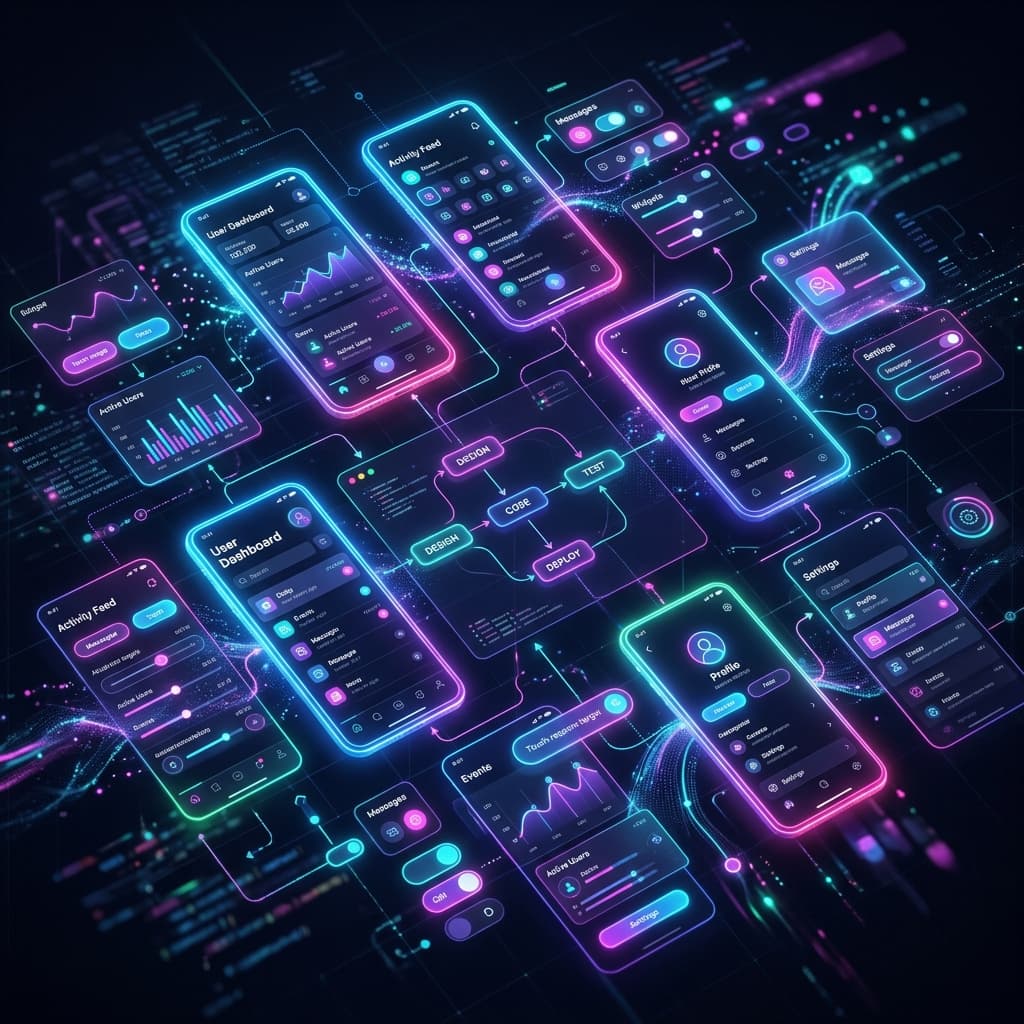 Mobile Application Development Visualization